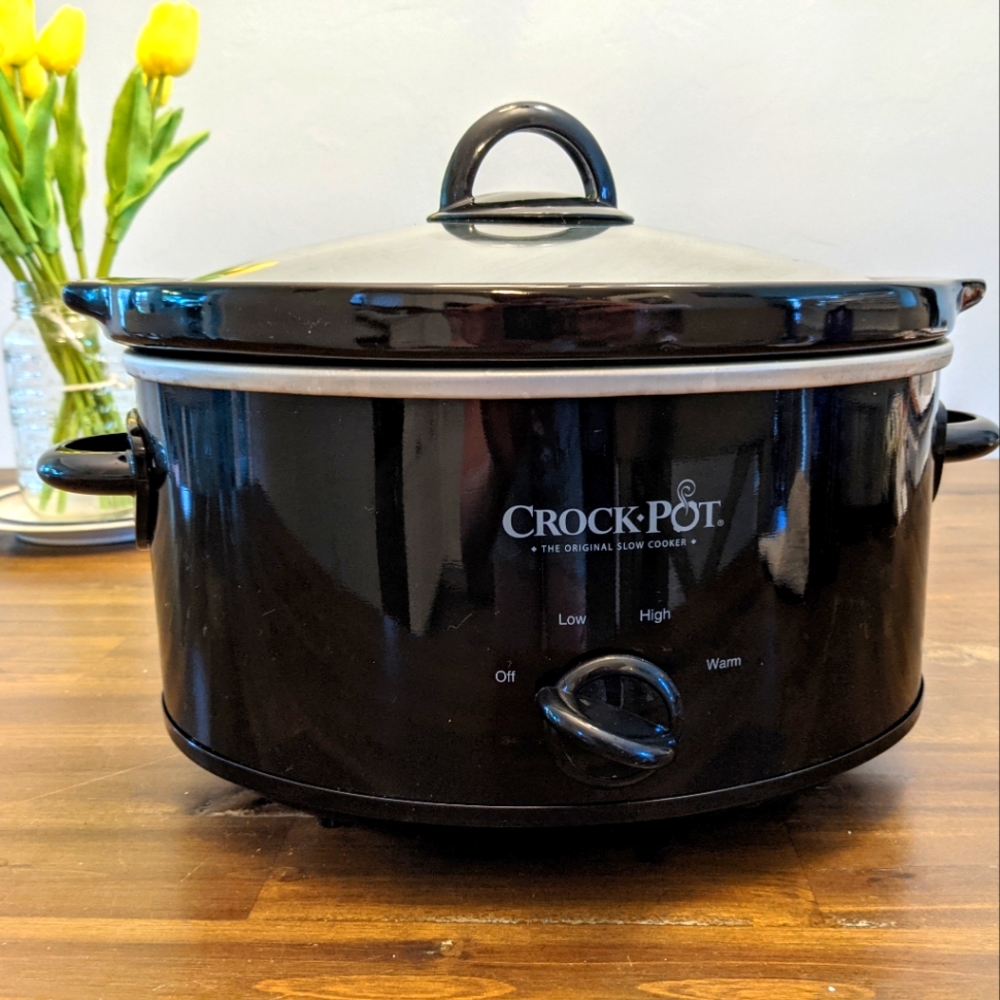 4 quart Crockpot Slow Cooker- Black